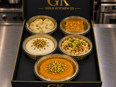 Gold Kitchen Co Dessert Box of 6 Selections — 24 Hours Notice Required