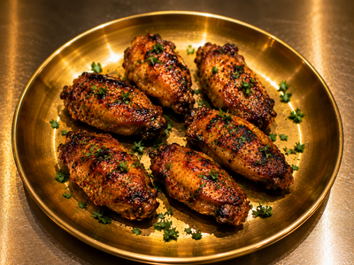 Grilled Chicken Wings — Allow 1–2 Hours Preparation