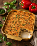 Potato Soufflé with Minced Meat