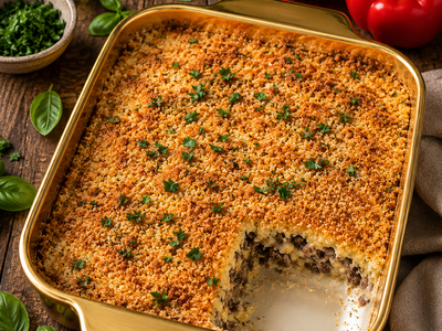 Potato Soufflé with Minced Meat — Order by 9 AM for Lunch | Order by 2 PM for Dinner