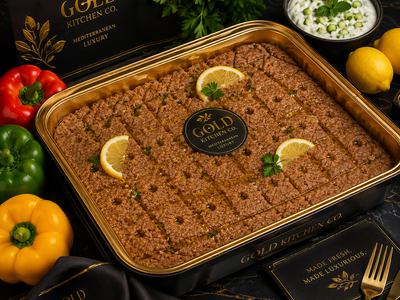 Golden-Baked Meat & Bulgur w Pine Nuts (Kebbe) — Order by 9 AM for Lunch | Order by 2 PM for Dinner