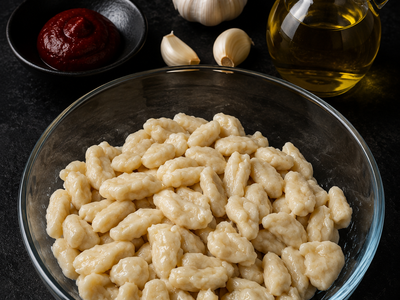 Macaroun bil Toum — Garlic Dough with Lemon Oil (Pre-Order | 48 Hours' Notice Required)