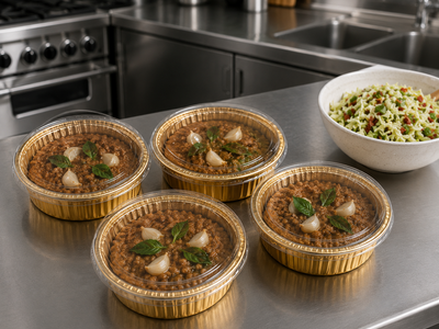 Cooked Lentil & Rice w Caramelised Onion (Mjadara) — Order by 9 AM for Lunch | Order by 2 PM for Dinner