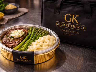 Grilled Scotch Fillet Premium Beef served with Mash/Potatoes & Broccoli — Allow 30–60 Min Preparation