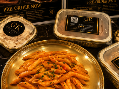 Penne Arrabiata w Parmesan on Side — Allow 30–60 Min Preparation