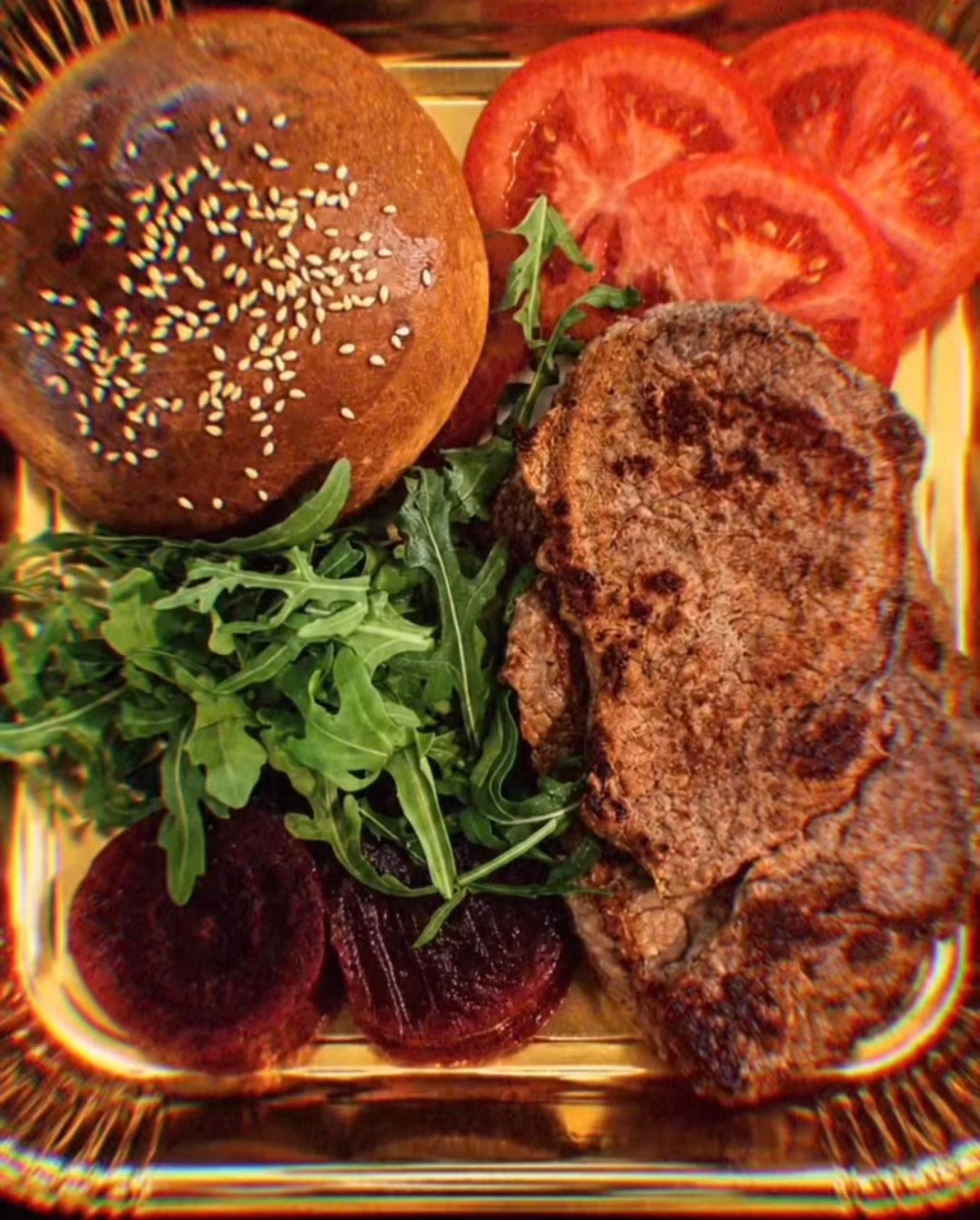 Gold Kitchen Premium Beef Scotch Fillet Toasted Delicious Healthy Sandwich — Allow 30–60 Min Preparation