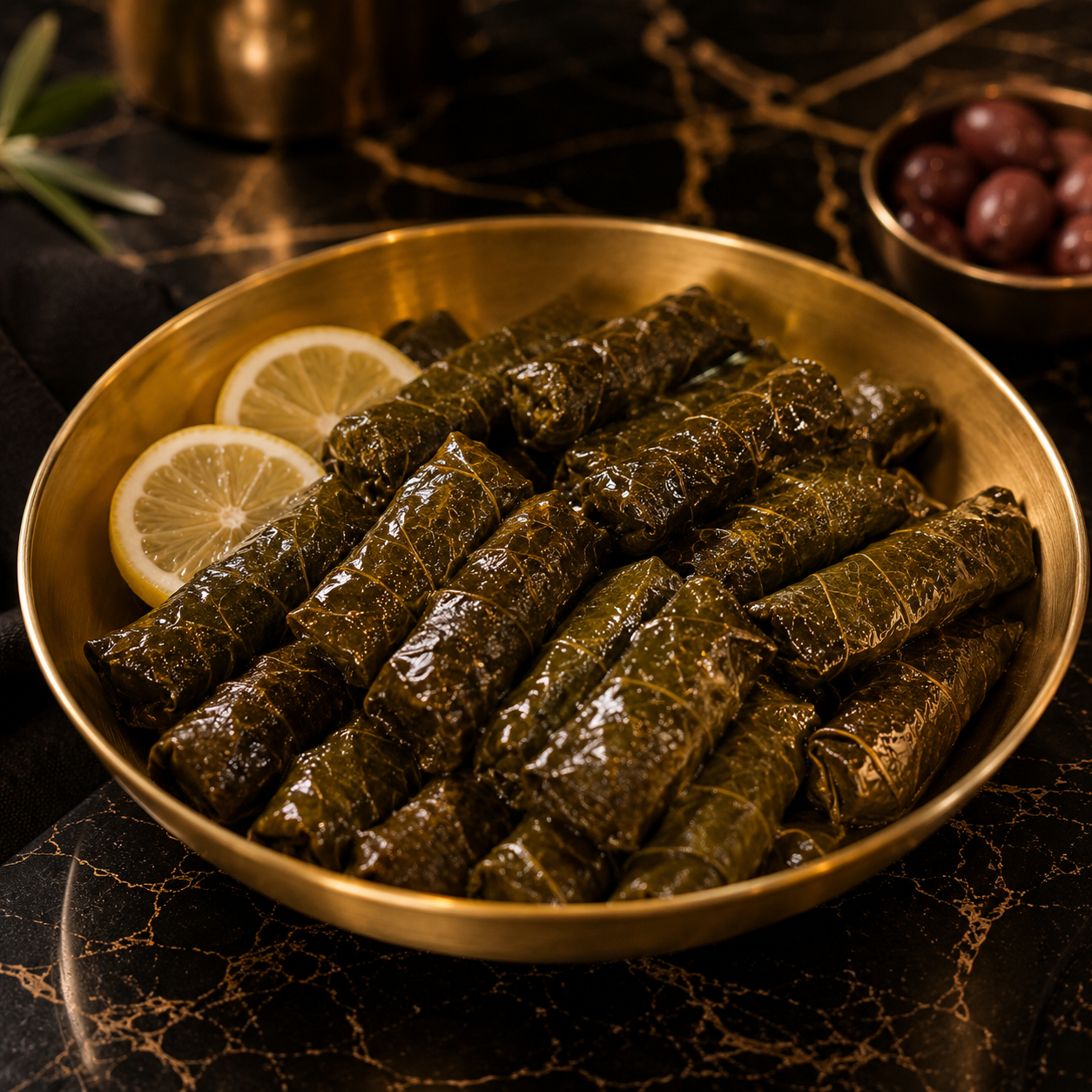 Stuffed Grape Leaves (Wara2 Aanab)