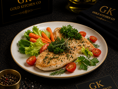 Steamed Barramundi Fillet with Salad — Order by 9 AM for Same-Day Delivery