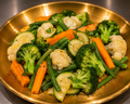 Steamed Seasonal Vegetables