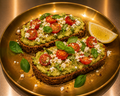 Avocado Toast w Fetta, Cherry Tomatoes & Basil (S only)