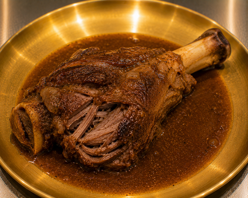 Slow Cooked Lamb Shank — Plain