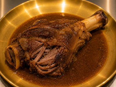Slow Cooked Lamb Shank — Plain (Pre-Order | 24 Hours' Notice Required)