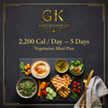 Gold Kitchen Co Vegetarian Meal Plan — 2,200 Calories Per Day — 5 Days