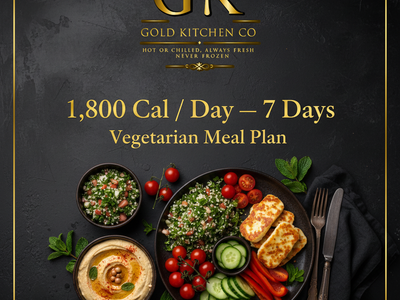 The Vegetarian Meal Plan — 1,800 Cal/Day — 21 Meals — 7 Days — 4 Hours Preparation