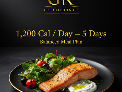 The Balanced Meal Plan — 1,200 Cal/Day — 15 Meals — 5 Days — 48 Hours Notice Required
