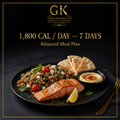 Gold Kitchen Co Balanced Meal Plan — Approximately 1,800 Calories Per Day — 7 Days