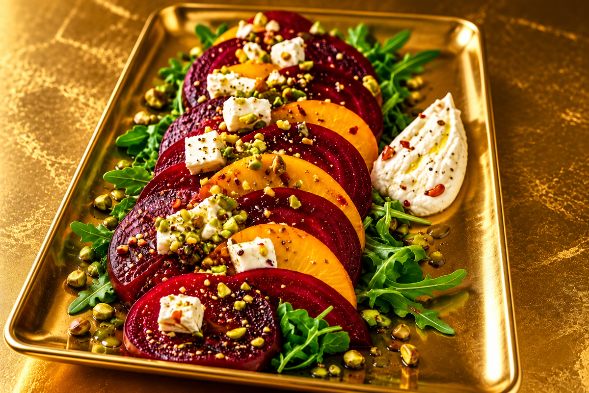 Beetroot Rocket Fruit Salad