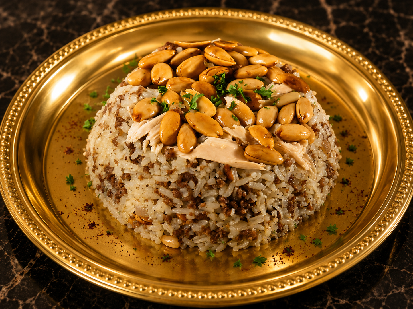 Slow-Boiled Chicken serve with Rice and nuts — Order by 9 AM for Same-Day Delivery