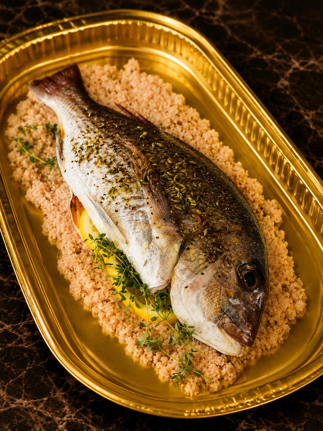 Whole Grilled chilly Barramundi Fish — Minimum 1kg (pre-order) 24 hours