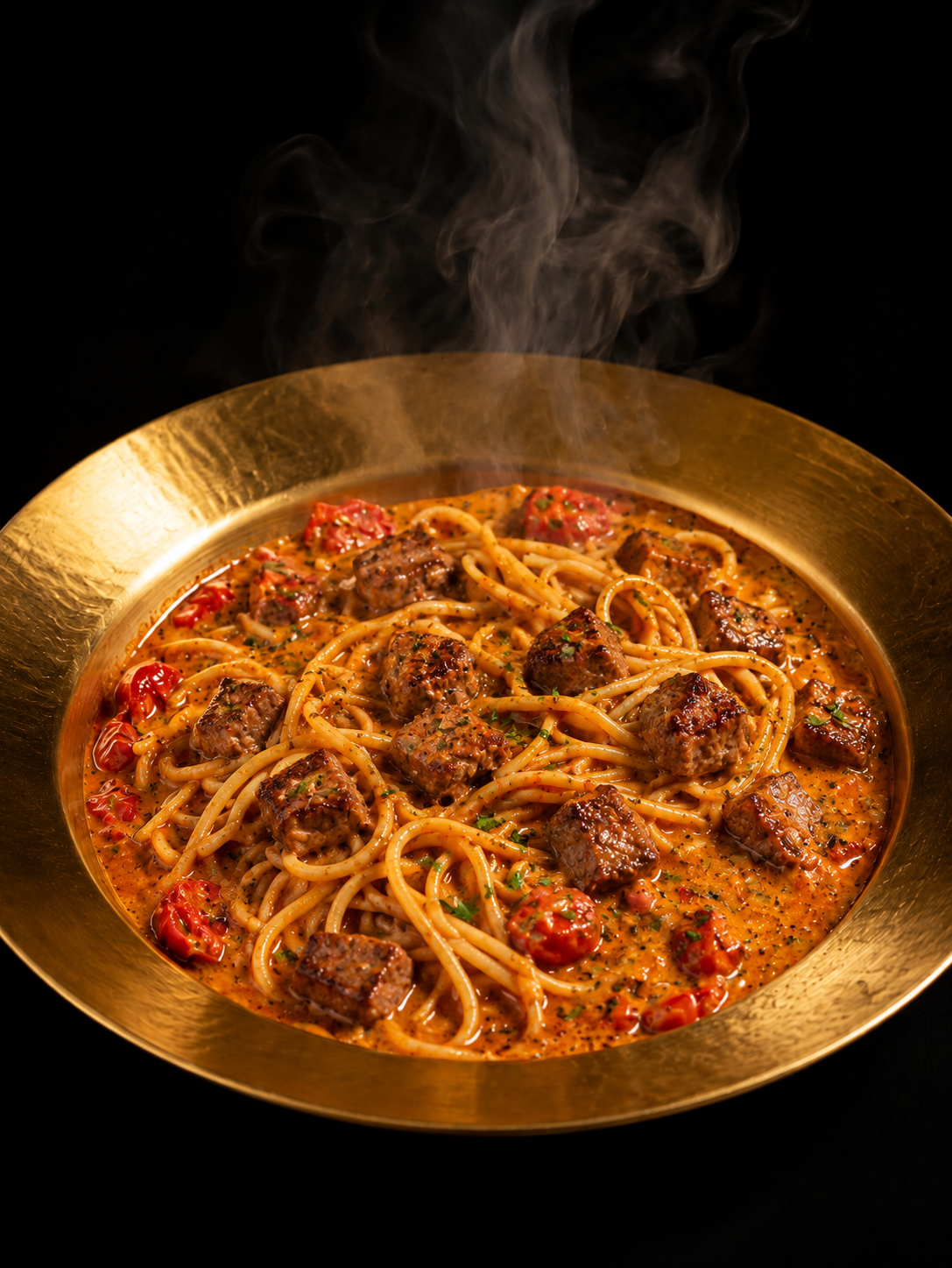 Premium GRASS FED Beef Scotch Spaghetti w Tomato Sauce