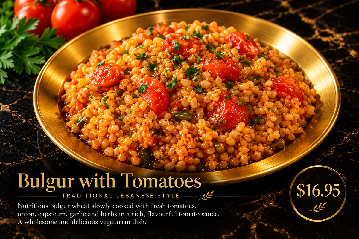 Vegetarian Bulgur with Tomatoes