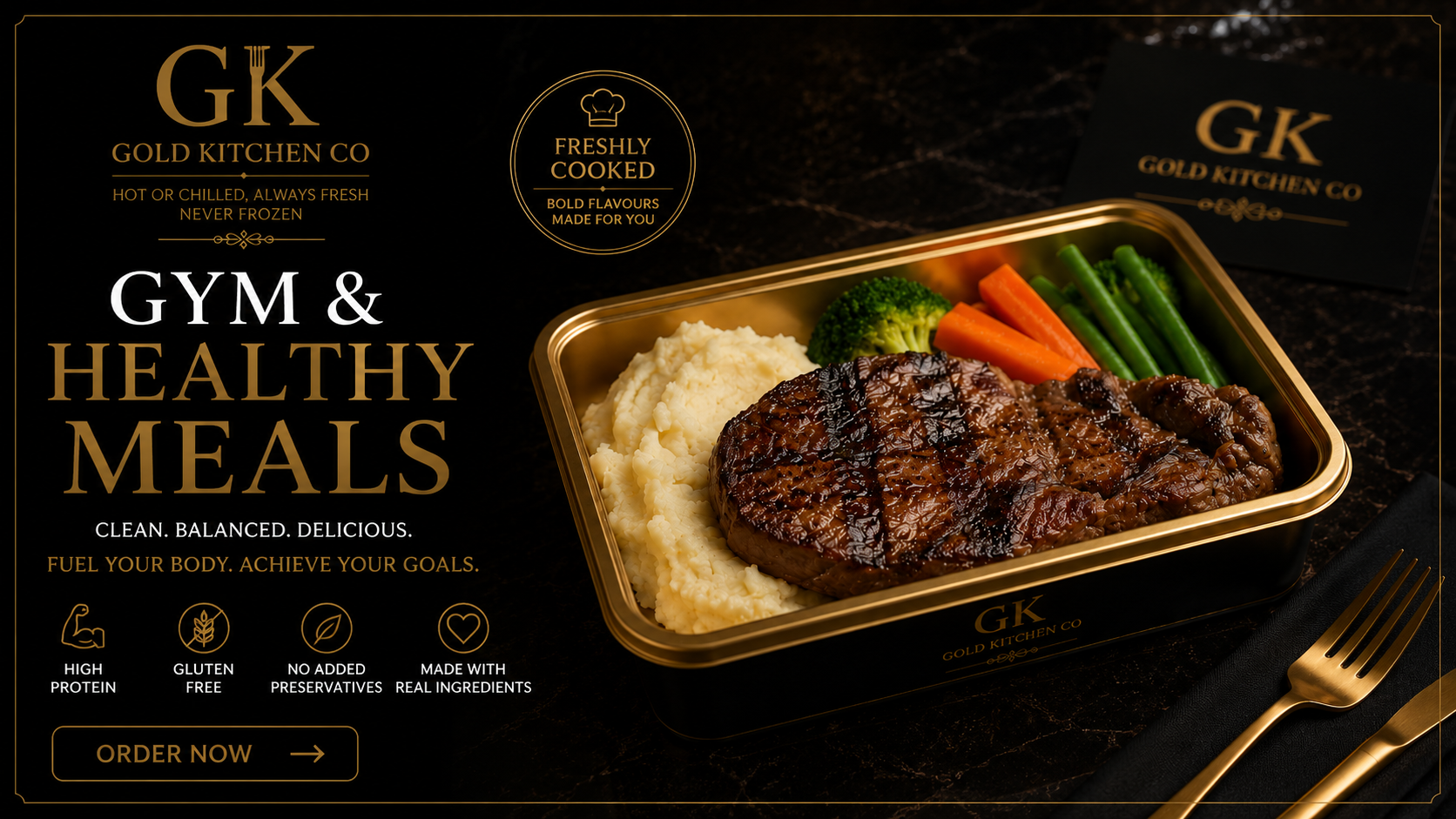 The High Protein Power Box — 2,200 Cal — 5 Meals — 24 Hours Notice Required