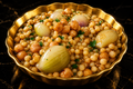 Moughrabiye a Traditional Slow-Boiled FREE RANGE Chicken  -Onion serve