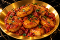 Batata Harra-Style Potatoes in Tomato Sauce