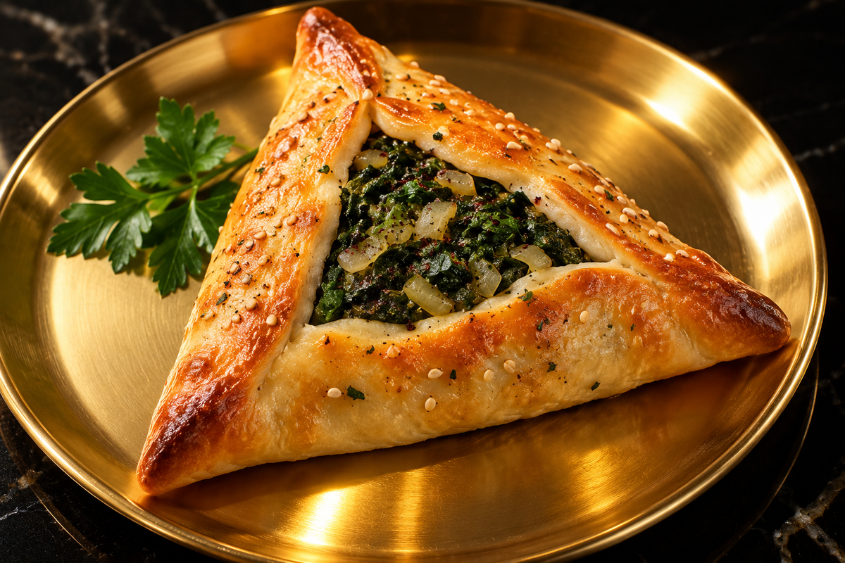 Vegetarian Pastry of the day ( Spinach or Baqleh) grilled