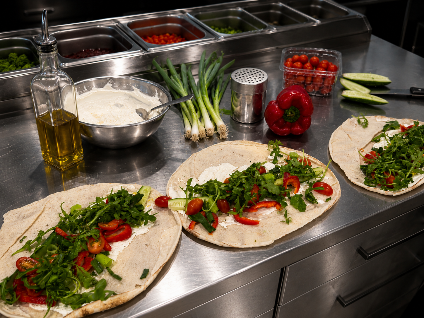 Gold Kitchen Labneh Sandwich w Olive & Vegetables (S only)